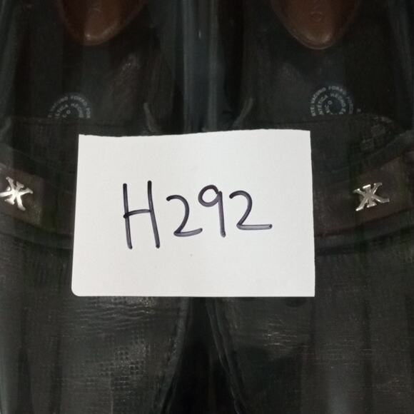 [H292] Karosso Black Genuine Leather Moccasin Driver/Loafers, Size 26 - Picture 8 of 8